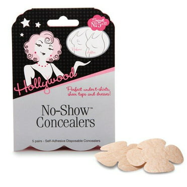 Hollywood Fashion No-Show Concealers Disposable CoverUps 5 Pairs